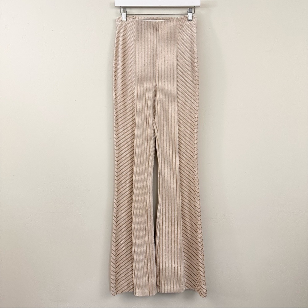 Free People Penny Pull-On Velvet Flared Pants